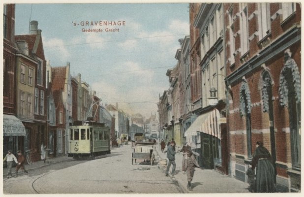 Gedempte Gracht rond 1906  Haags Gemeentearchief