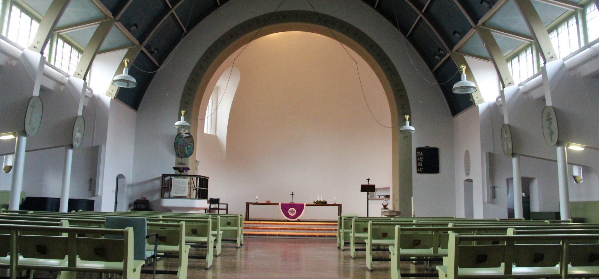 Bezoek aan de Maranathakerk op 29 mei