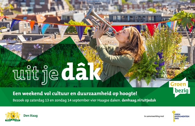 Haags dakenfestival ‘Uit je dak’ tijdens Open Monumentendag 13 en 14 september