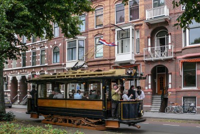 2014-9	150 jaar HTM, motorwagen 2, 1904, Waldeck Pyrmontkade 	Marc  Scheidius